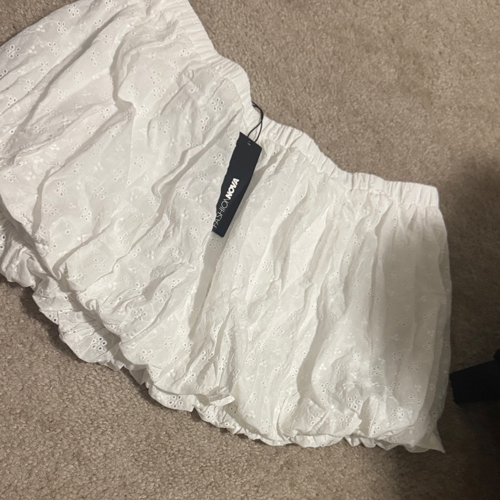 White Mini Skirt